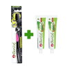 Zubná kefka + 2x 25ml Zubná pasta Twin Lotus Original Herbal