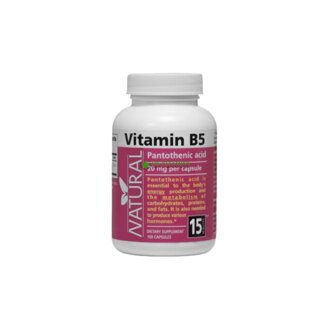 Vitamín B5 - Kyselina pantoténová - 20 mg