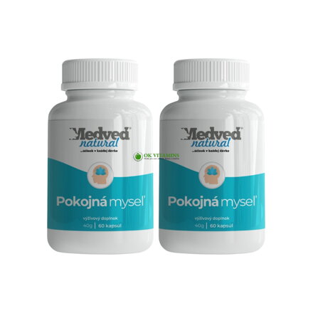 2x Pokojná myseľ 60 kapsúl