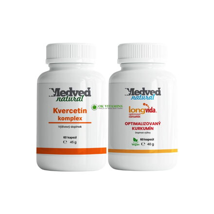 Kvercetín + LongVida® optimalizovaný kurkumín 