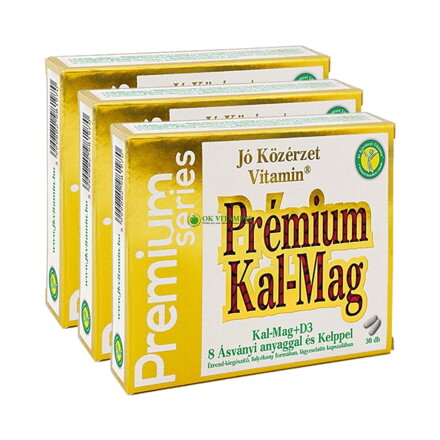 3x Kal-Mag + vitamín D3 + 8 minerálov + riasy