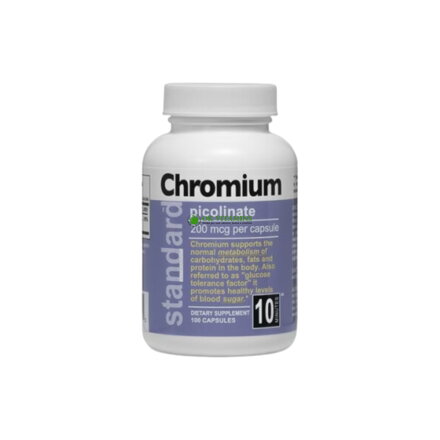 Chróm - 200 mcg - 100 kapsúl