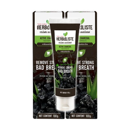Zubná pasta Twin Lotus Active Charcoal 100g 1+1