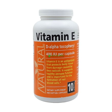 Prírodný vitamín E 400IU 400 ks