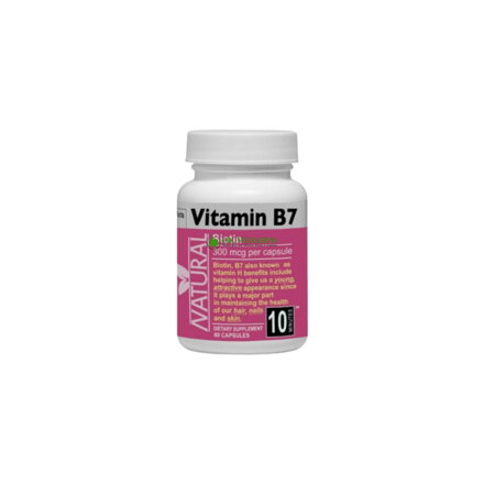 Vitamín B7 - D-Biotin - 300 mcg