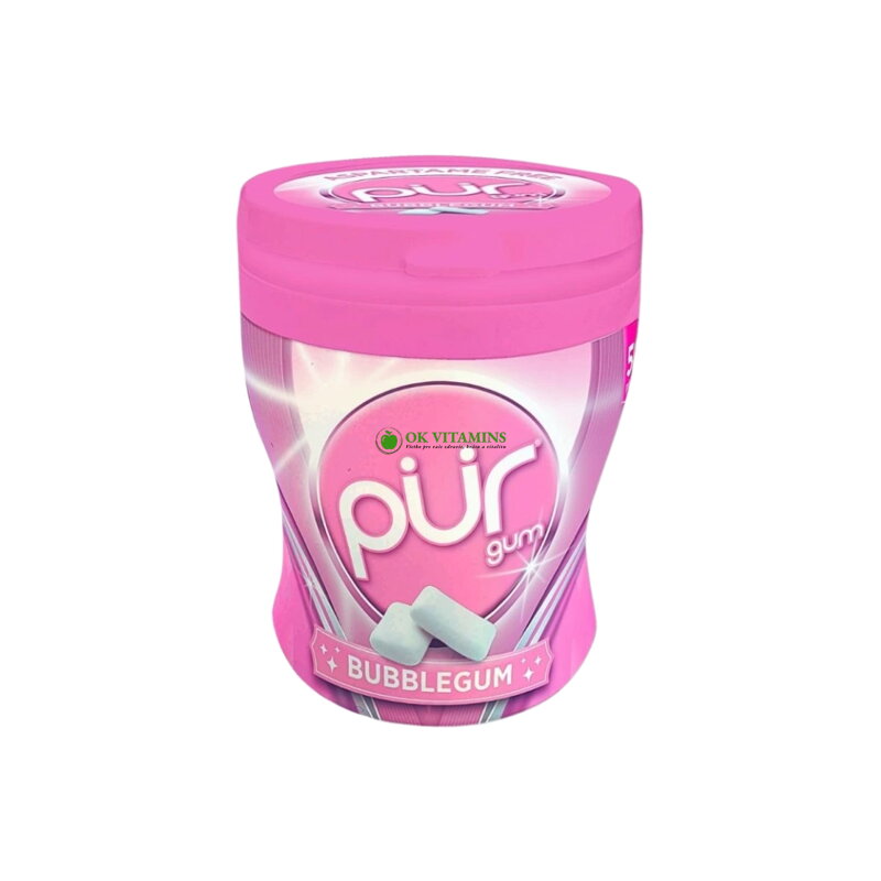 PUR® žuvačky (50 kusov) s príchuťou Bubblegum